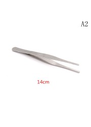 1pc Tweezers 12.5cm/14cm/16cm/18cm/20cm/25cm/30cm Stainless Steel Medical Dental Precision Long Straight Forceps Forceps