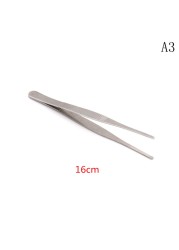 1pc Tweezers 12.5cm/14cm/16cm/18cm/20cm/25cm/30cm Stainless Steel Medical Dental Precision Long Straight Forceps Forceps