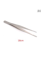 1pc Tweezers 12.5cm/14cm/16cm/18cm/20cm/25cm/30cm Stainless Steel Medical Dental Precision Long Straight Forceps Forceps