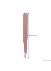 Professional Stainless Steel Eyebrow Tweezers Handy Hair Removal Tool J26 19 Direct Delivery