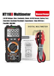 HABOTEST Automotive Digital Multimeter Hz Ohm NCV System AC Voltmeter DC Multimeter Multimeter