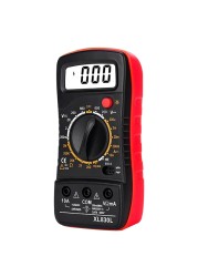 Taihom Digital Multimeter AC DC 600V Tester Alternating Current 10A Three-Path Diode 1999 Count Backlight Low Voltage Signal