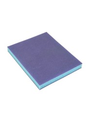 5pcs Double-sided sponge sand block blue sand sponge sand block sponge emery sanding and polishing abrasive tools