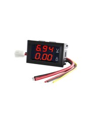 High Quality DC 100V 10A Voltmeter Ammeter Blue + Red LED Amp Dual Digital Volt Meter Scale