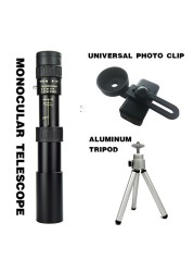 Professional 4K 10-300X40 Monocular Telescope Powerful HD Zoom Binoculars Ultra High Quality Portable Hunting Camping