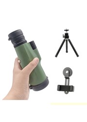 10-30 x 50 Powerful Monocular BKA4/FCM Long Range Pocket Spotting Zoom Telescope Glasses for Hunting Camping Tourism