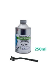 PCB Liquid Surface Cleaner Safe and Effective for All Surfaces Motherboard Liquid for Mobile Phone Motherboard Cleaning Flush Cleaning BGA Soldering Repair Tools 250ml