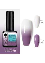 UR SUGAR Thermal Nail Polish Shiny Sequins Effect Color Change Gel Varnish All For Manicure Nails Art UV Semi Permanent Gelak