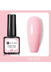 UR SUGAR 7.5ml Glitter UV Gel Polish Bling Sequins Rose Gold Silver Soak Off Manicure Nail UV Gel Polish Lacquer Base