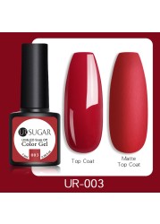 UR SUGAR Nail Gel Polish Red Pink Series Gel Varnish All for Nails Art Base Top UV Semi-Permanent Nail Gel