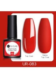 UR SUGAR Nail Gel Polish Red Pink Series Gel Varnish All for Nails Art Base Top UV Semi-Permanent Nail Gel