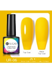 ur sugar 7.5ml luminous gel nail polish glow in the dark color semi permanent soak off uv varnish gel fluorescent nails art