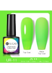 ur sugar 7.5ml luminous gel nail polish glow in the dark color semi permanent soak off uv varnish gel fluorescent nails art