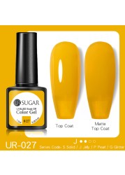 ur sugar caramel color gold sequins gel nail polish for manicure brown chocolate soak off uv gel nail varnish nail art design