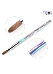 Kolinsky Sable Nail Brush Acrylic Nail Brush Nail Extension Tools Professional DIY Carving Nails Art Pen Tool Acrylic Powder