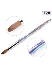 Kolinsky Sable Nail Brush Acrylic Nail Brush Nail Extension Tools Professional DIY Carving Nails Art Pen Tool Acrylic Powder