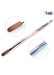 Kolinsky Sable Nail Brush Acrylic Nail Brush Nail Extension Tools Professional DIY Carving Nails Art Pen Tool Acrylic Powder