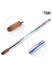 Kolinsky Sable Nail Brush Acrylic Nail Brush Nail Extension Tools Professional DIY Carving Nails Art Pen Tool Acrylic Powder