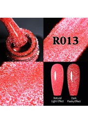 UR Sugar Fluorescent Reflective Gel Holographic Gel Nail Polish Shine Neon Glitter Semi Permanent Soak Off UV LED Nail Gel