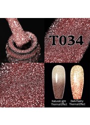 UR Sugar Fluorescent Reflective Gel Holographic Gel Nail Polish Shine Neon Glitter Semi Permanent Soak Off UV LED Nail Gel