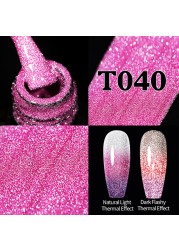 UR Sugar Fluorescent Reflective Gel Holographic Gel Nail Polish Shine Neon Glitter Semi Permanent Soak Off UV LED Nail Gel