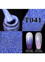 UR Sugar Fluorescent Reflective Gel Holographic Gel Nail Polish Shine Neon Glitter Semi Permanent Soak Off UV LED Nail Gel