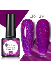 UR Sugar Fluorescent Reflective Gel Holographic Gel Nail Polish Shine Neon Glitter Semi Permanent Soak Off UV LED Nail Gel