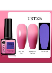 UR SUGAR Thermal Luminous UV Gel Nail Polish 2 in 1 Color Change Glow in the Dark Nail Art Design Varnish Soak Off Manicure