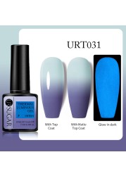 UR SUGAR Thermal Luminous UV Gel Nail Polish 2 in 1 Color Change Glow in the Dark Nail Art Design Varnish Soak Off Manicure