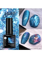 UR SUGAR Reflective Cat Magnetic Laser Gel Nail Polish Rainbow Gel Shine Semi Permanent Soak Off UV LED Varnish Nail Art