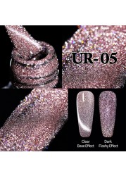 UR SUGAR 7.5ml Cat Reflective Magnetic Nail Gel Polish Rainbow Gel Shine Laser Gel Soak Off UV Varnish LED Nail Art Design