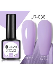 UR SUGAR 7.5ml Spring Cream Colorful Gel Nail Polish Purple Pink Solid Nail Art Semi Permanent Soak Off Gel All For Manicure