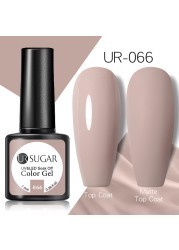 UR SUGAR 7.5ml Spring Cream Colorful Gel Nail Polish Purple Pink Solid Nail Art Semi Permanent Soak Off Gel All For Manicure