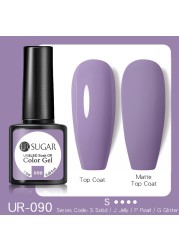 UR SUGAR 7.5ml Purple Series Gel Nail Polish Reflective Laser Gel Glitter Semi Permanent Lamp Varnish Soak Off Nail Art Design