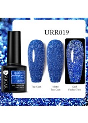 UR SUGAR 7.5ml Purple Series Gel Nail Polish Reflective Laser Gel Glitter Semi Permanent Lamp Varnish Soak Off Nail Art Design