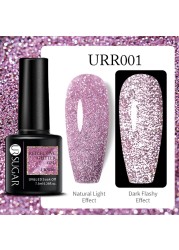 UR SUGAR 7.5ml Purple Series Gel Nail Polish Reflective Laser Gel Glitter Semi Permanent Lamp Varnish Soak Off Nail Art Design