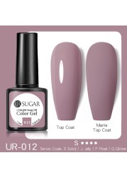 UR SUGAR 7.5ml Nude Pink Gel Nail Polish Soak Off UV LED Semi Permanent Gel Varnish All For Nails Art Design Manicure