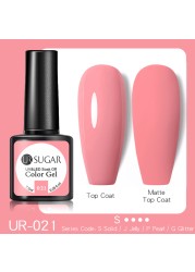 UR SUGAR 7.5ml Nude Pink Gel Nail Polish Soak Off UV LED Semi Permanent Gel Varnish All For Nails Art Design Manicure