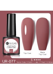 UR SUGAR 7.5ml Nude Pink Gel Nail Polish Soak Off UV LED Semi Permanent Gel Varnish All For Nails Art Design Manicure