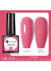 UR SUGAR 7.5ml Nude Pink Gel Nail Polish Soak Off UV LED Semi Permanent Gel Varnish All For Nails Art Design Manicure