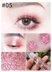 Stars Moon Eyeshadow Palette Shimmer & Matte Holographic Palette Glitter Pigment Eyeshadow Palette Metallic Diamond Cosmetic Pencil