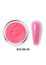 1pc beaulux UV LED Hard Construction Nail Gel Soak Off Nails Pink UV Gel Polish Nail Art Decoration Extension Gel 50g