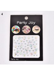 3D Diamond Eyeshadow Stickers Face Jewels Self Adhesive Face Body Eyebrow Diamond Nail Stickers Decals Decoration Photography