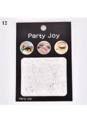 3D Diamond Eyeshadow Stickers Face Jewels Self Adhesive Face Body Eyebrow Diamond Nail Stickers Decals Decoration Photography