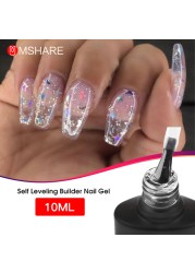 MSHARE Strengthening Gel Self Leveling Builder Nail Apex and C-Curve Builder Reinforcement Alignment Base Top Soak Off 10ml in Bottle