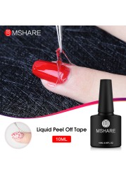 MSHARE Strengthening Gel Self Leveling Builder Nail Apex and C-Curve Builder Reinforcement Alignment Base Top Soak Off 10ml in Bottle