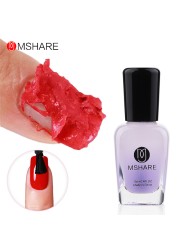 MSHARE Strengthening Gel Self Leveling Builder Nail Apex and C-Curve Builder Reinforcement Alignment Base Top Soak Off 10ml in Bottle