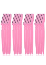 10/20/40/80pcs Eyebrow Trimmer Facial Razor Knife Eye Brow Blades Shaping Tools Makeup Face Body Hair Removal Scraper Shaver