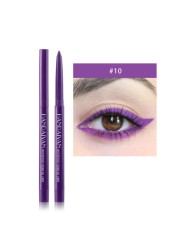 Diamond Glitter Eyeshadow Eye Liner Gel Pencil Makeup Liner Long Lasting Matte Pink Silkworm Champagne Gold Eyeliner Pen