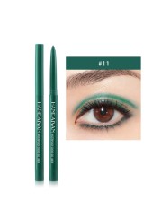 Diamond Glitter Eyeshadow Eye Liner Gel Pencil Makeup Liner Long Lasting Matte Pink Silkworm Champagne Gold Eyeliner Pen